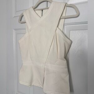 BCBGMaxAzria Cream Blouse